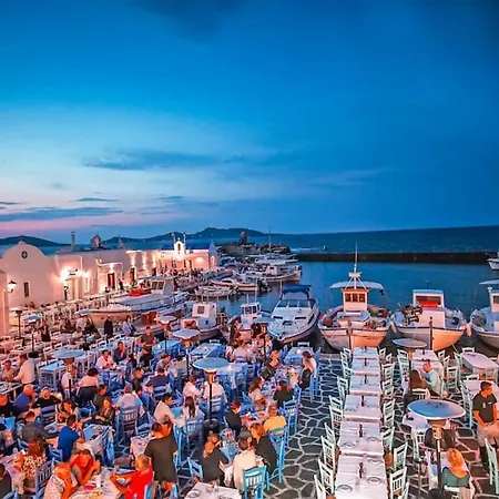 Heritage With Terrace In The Trendy Port Of * Naousa (Paros)