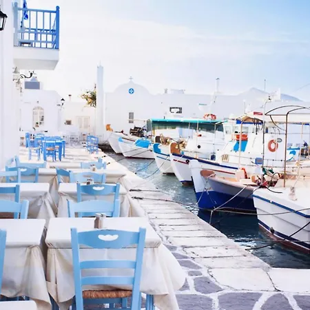 Heritage With Terrace In The Trendy Port Of * Naousa (Paros)