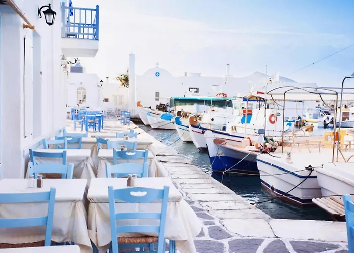 Heritage With Terrace In The Trendy Port Of * Naousa (Paros)
