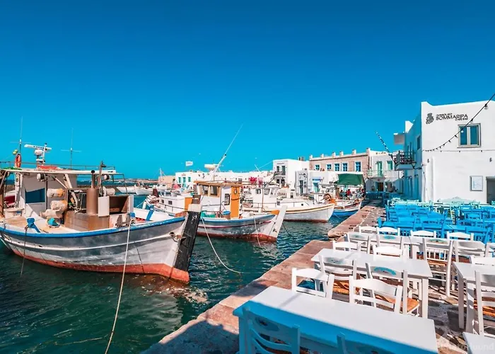 Heritage With Terrace In The Trendy Port Of * Naousa (Paros)