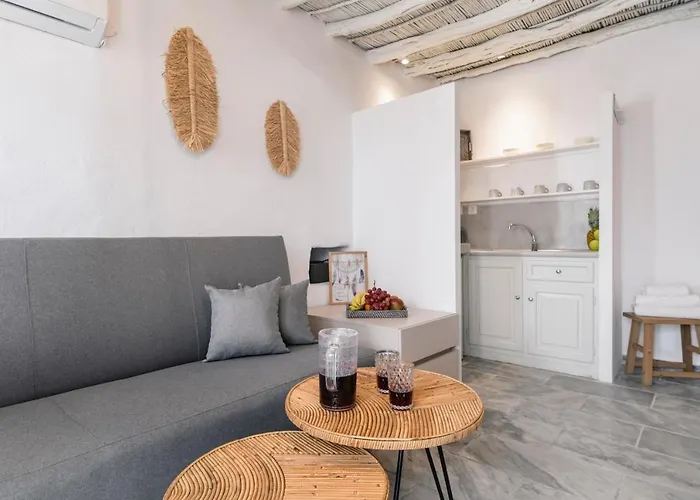 Heritage With Terrace In The Trendy Port Of * Naousa (Paros)