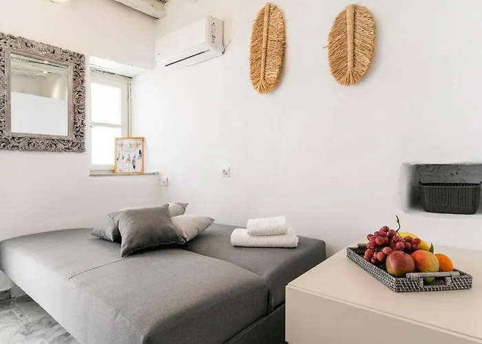 Heritage With Terrace In The Trendy Port Of * Naousa (Paros)